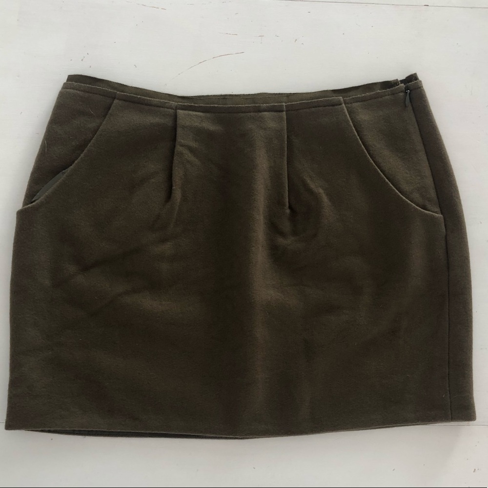 JCrew pleated skirt